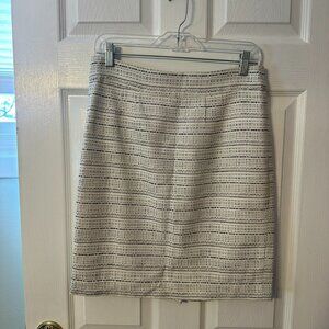 Banana Republic Pencil/Tube Skirt - White and Black